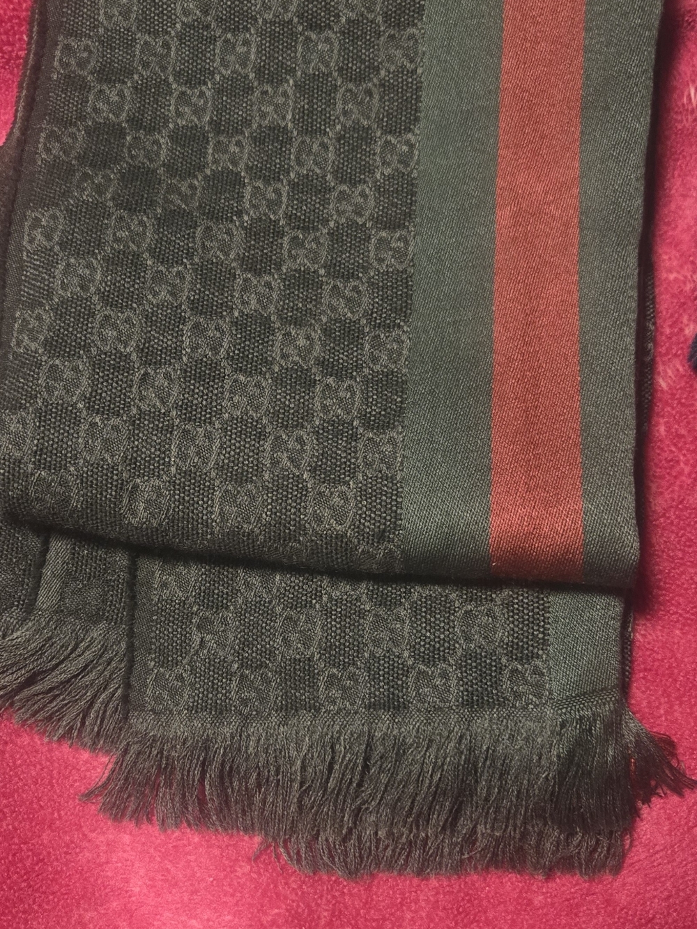 Gucci Black Scarf